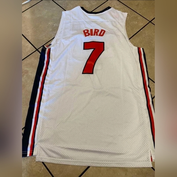 Nike New w/Tags 1992 Olympic Basketball Team  Larry Bird Jersey Multiple Sizes - Picture 2 of 4